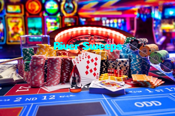 River Sweeps casino presented on mobile device in Pakistan with slots and live games